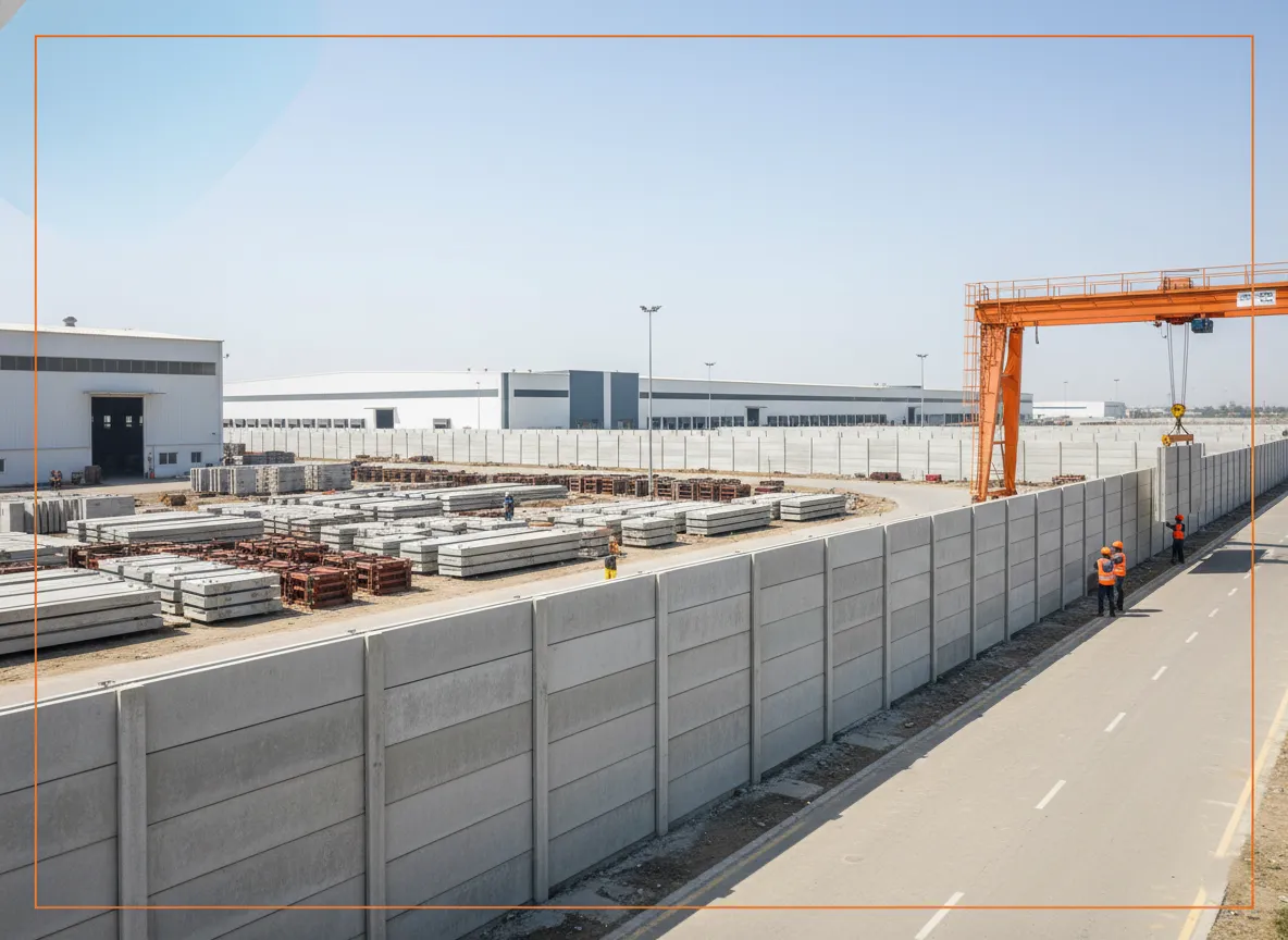 RCC Precast Boundary Wall Manufacturer in Dhanbad